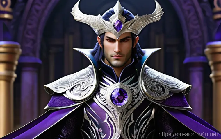 아이온 캐릭터 코스튬 획득 - **Aion Quest Reward: Triumphant Daeva in Lore-Rich Attire**
    "A female Elyos Daeva, fully clothed...