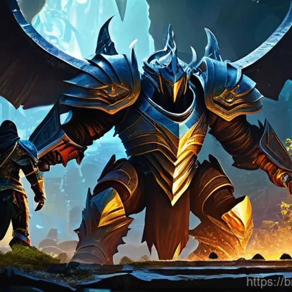 아이온 신화급 아이템 공략 - **"Mythic Dungeon Farming: Epic Battle"**
    A group of heroic fantasy adventurers, resembling the ...