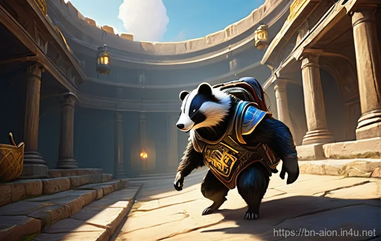 아이온 펫 훈련법 - **Prompt 1: Whimsical Pet Grooming in a Magical Forest**
    "A young, kind-faced adventurer, appear...