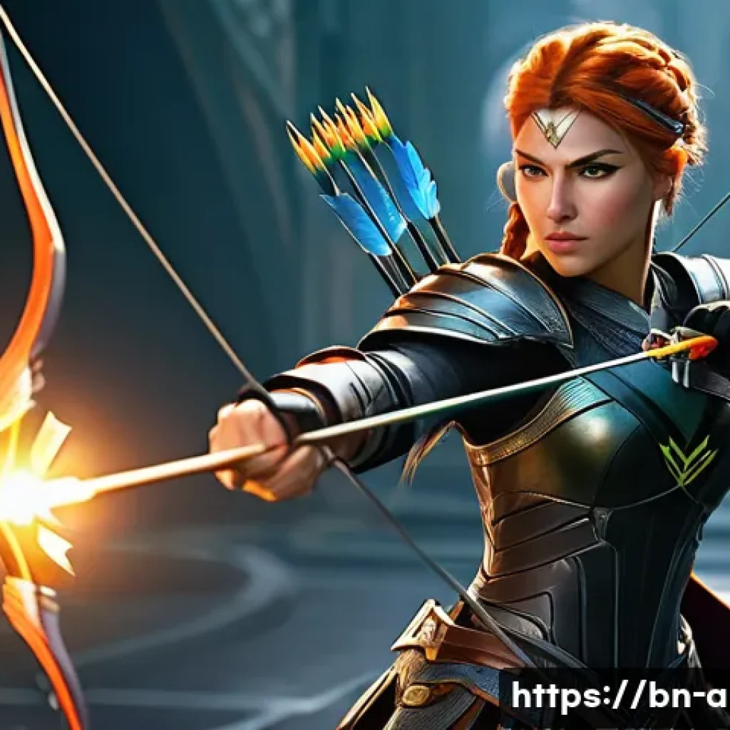 아이온 궁성 무기 추천 - **Prompt for PvP Archer (Fusion Bow):**
    "A skilled female archer, dressed in sleek, functional f...